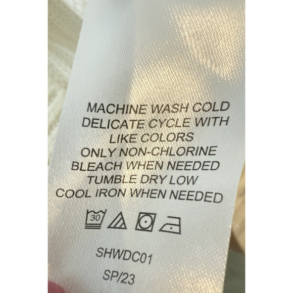 Quince Women's White Crew Neck Sweater - Picture 9 of 11